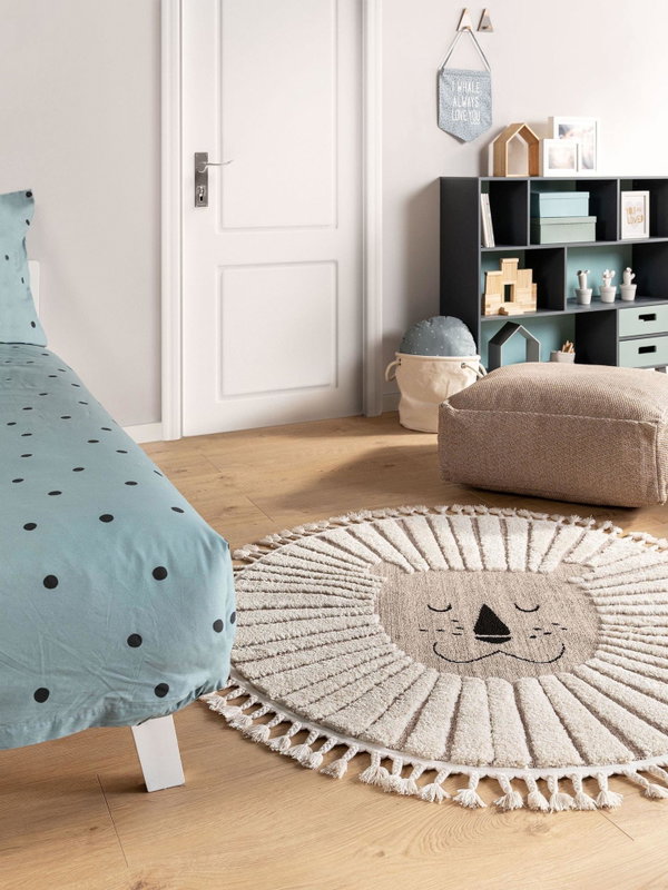 Design Kinderteppich Momo Beige XV