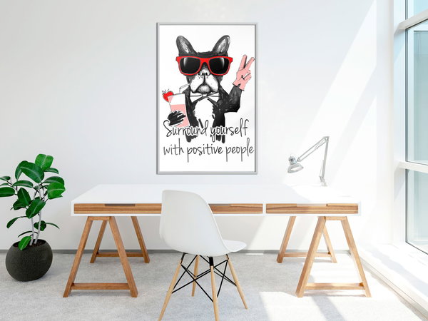 Poster 'Surround Yourself With Positive People'