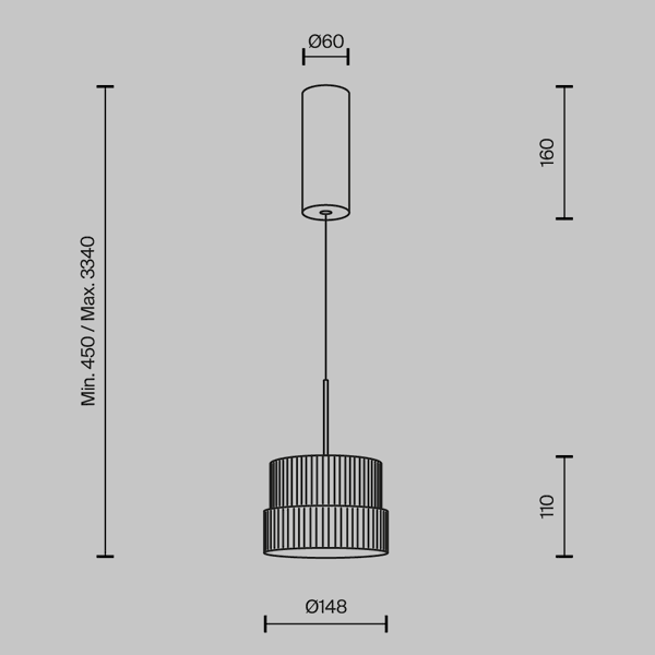 Lampa Wisząca 'Scala 1'