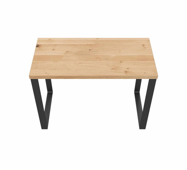 Zusammenspiel aus warmen Holz und kühlen Stahl