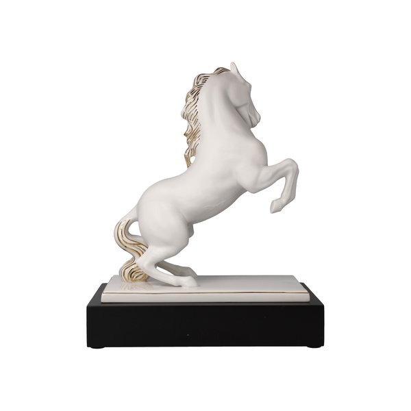 Porzellan Figur 'Rising Horse 1' von Goebel 25x31x14cm