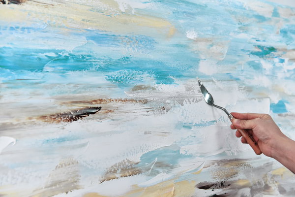 Artiste à l'œuvre