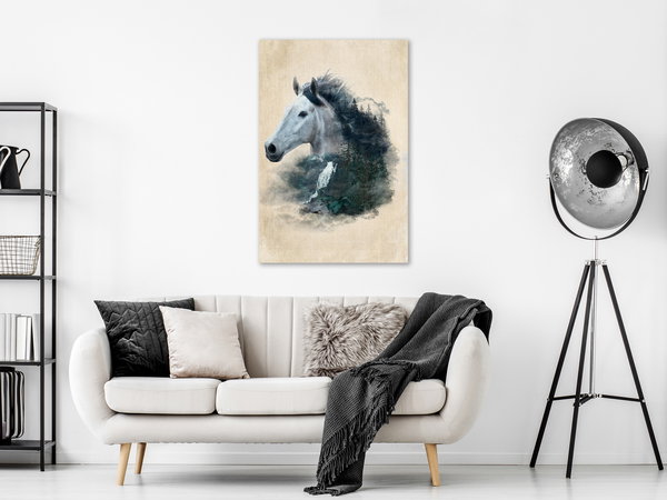 Kunstdruck auf Leinwand 'Messenger of Freedom Vertical'