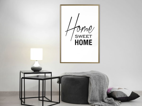 Poster 'Black and White: Home Sweet Home'