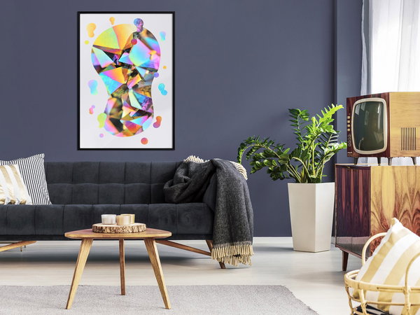 Poster 'Abstract Light Bulb'