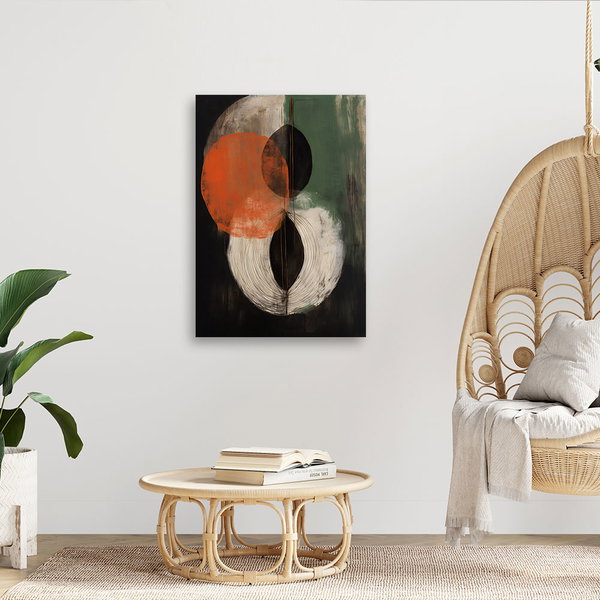 Kunstdruck auf Leinwand 'Vibrant Abstraction'