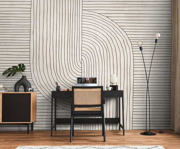Tapete 'Groovy Lines' 371x280cm