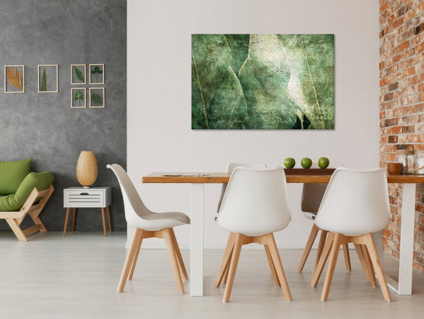 Art print on canvas 'Green Revolution Wide'