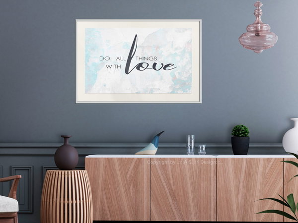 Poster 'Do All Things With Love'