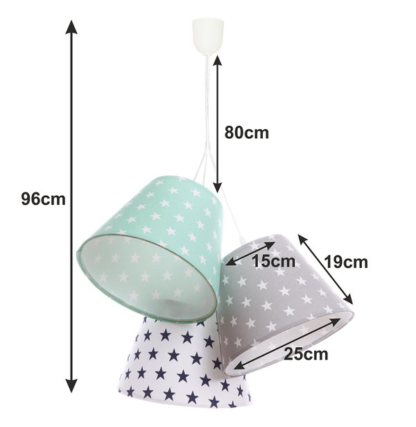Suspension luminaire 'Bell Light Fun 1'