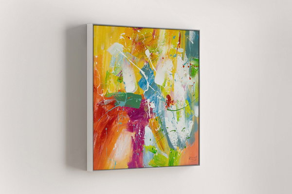 Acrylgemälde 'When I am with You' 80x80cm | Limitierte, handsignierte Edition