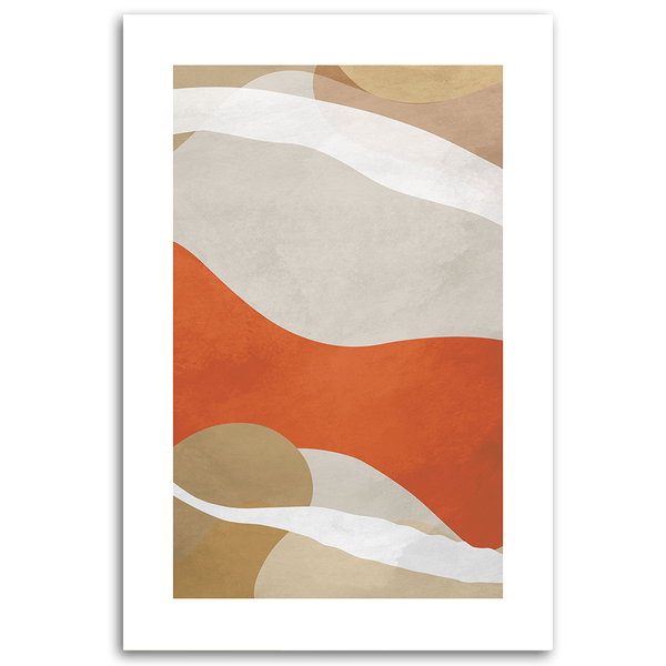 Kunstdruck auf Leinwand 'Earthy Tones 1'
