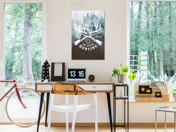 Kunstdruck auf Leinwand 'Hunting Vertical'