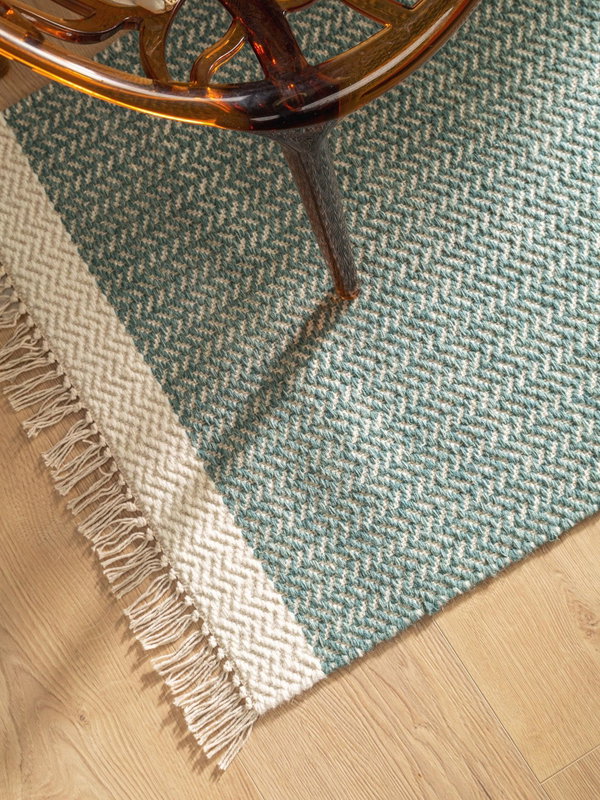 Design Wollteppich Kim Mint