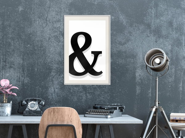 Poster 'Decorative Letter'