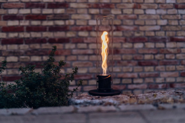 SPIN 1200 Tischfeuer schwarz | Outdoor &amp; Indoor