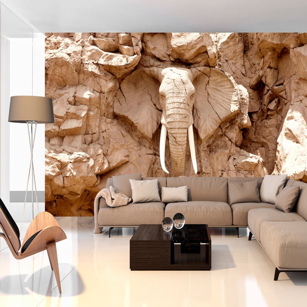 Papel de parede 'Stone Elephant (South Africa)'