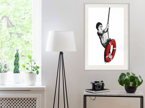 Poster 'Banksy: Boy on Rope'