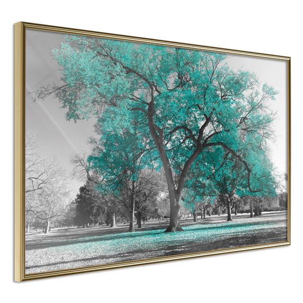 Poster 'Teal Tree'