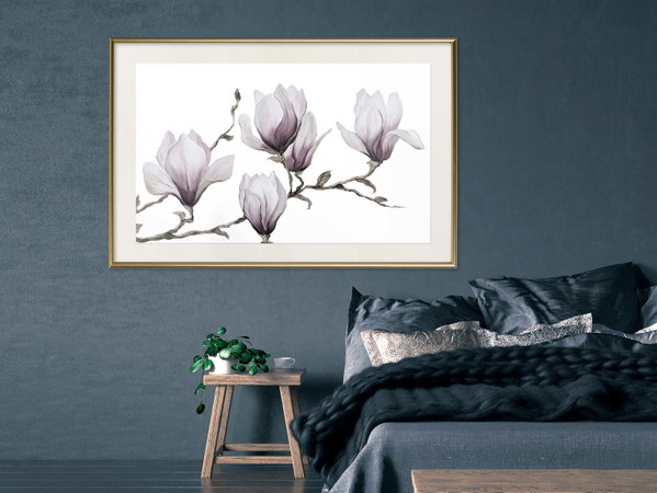 Poster 'Painted Magnolias'