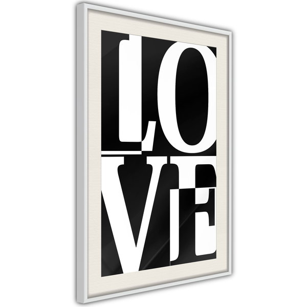 Poster 'Black and White Love'