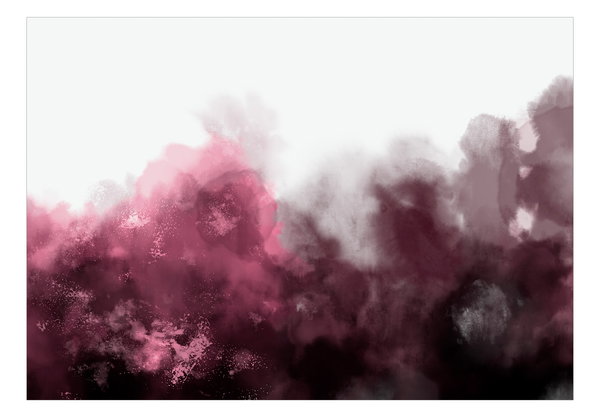 Selbstklebende Tapete 'Watercolour Variation - Red'