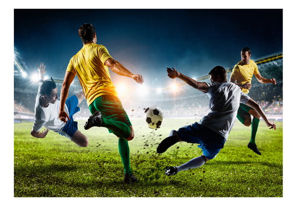 Selbstklebende Tapete 'Decisive Tackle'