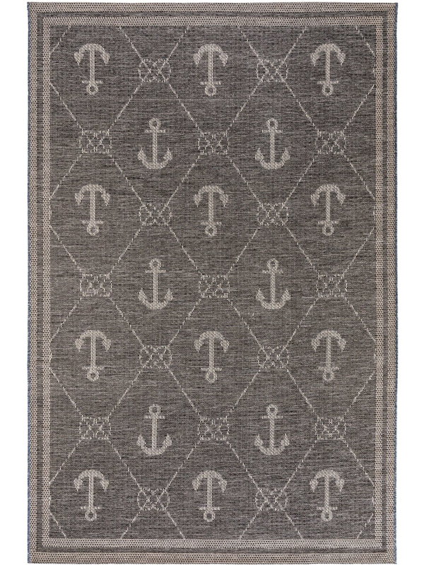 Design In- &amp; Outdoor-Teppich River Blau