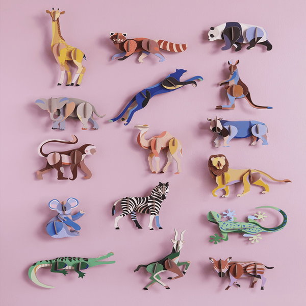 Wanddeko Papier 'Elegante Giraffe'
