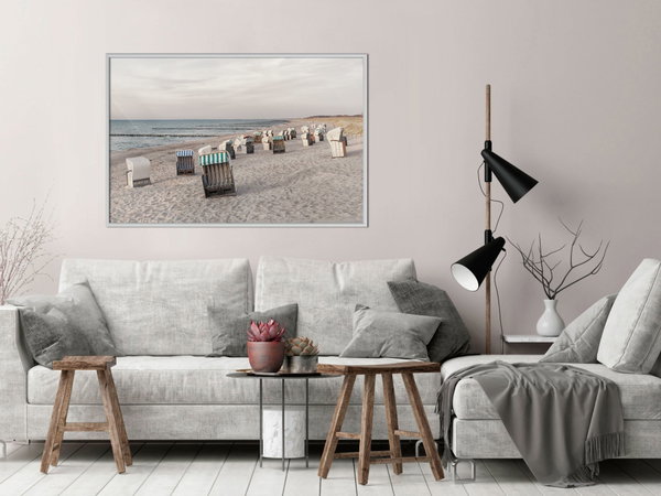 Poster 'Baltic Beach Chairs'