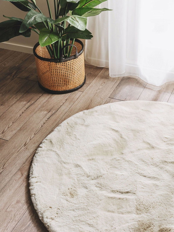 Design Fellteppich Dave Beige