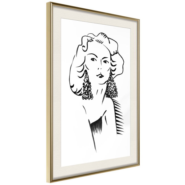 Poster 'Hypnotic Earrings'