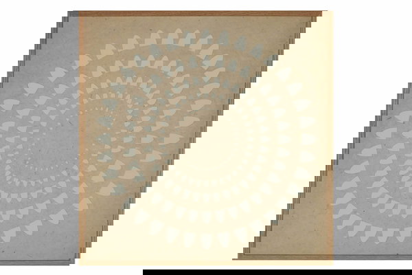 Arte di carta 'Concentric Spikes' 50x50cm