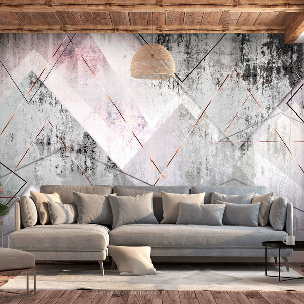 Selbstklebende Tapete 'Beton Geometry'