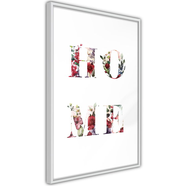 Poster 'Home in Flowers'