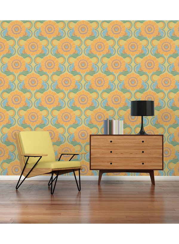 Tapete 'Retro Bloom' 53x850cm