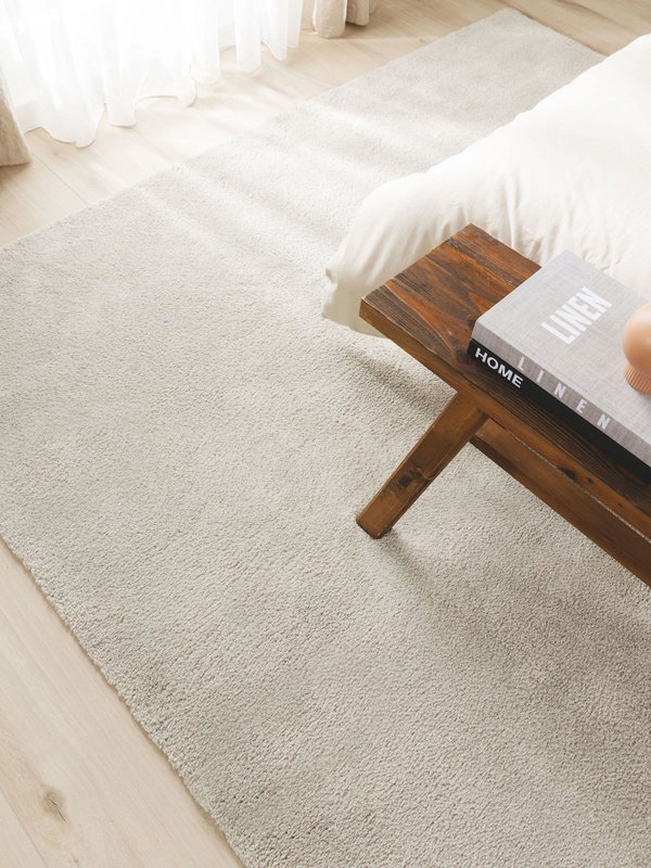 Design Teppich Tacoma Hellgrau