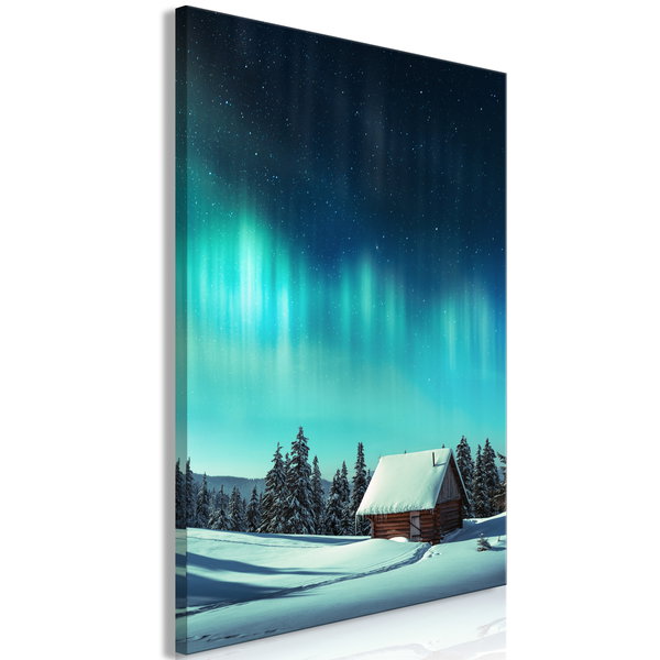Art print on canvas 'Blue Nights Vertical'