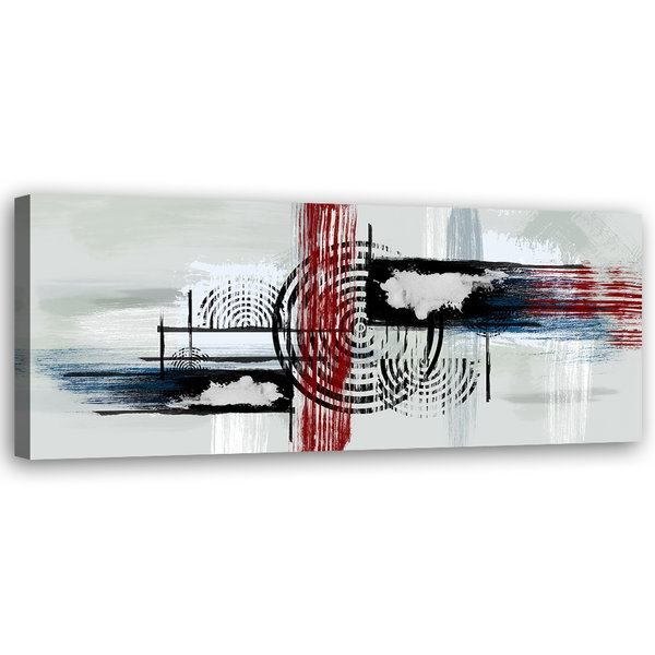 Kunstdruck auf Leinwand 'Echoes of Urban Rhythm'