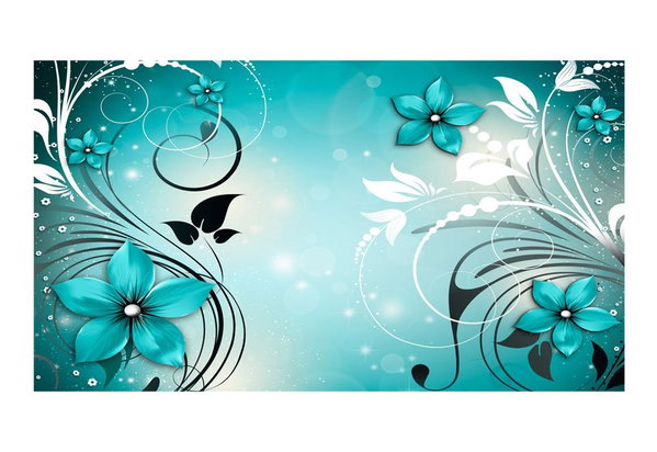 Behang 'Sapphire Winter'