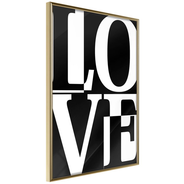 Poster 'Black and White Love'