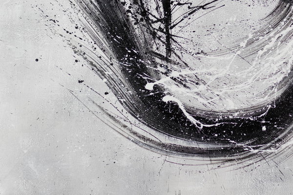 Pintura aplicada con generosidad