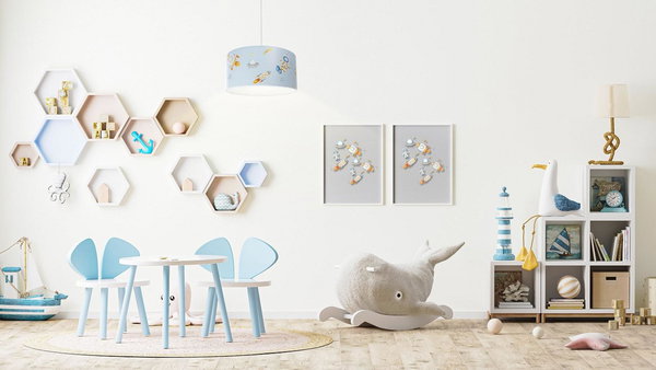 Pendelleuchte 'Foto Dreamy Space 1'