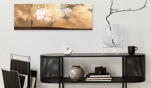 Kunstdruck auf Leinwand 'Fluttering Balloons Narrow'