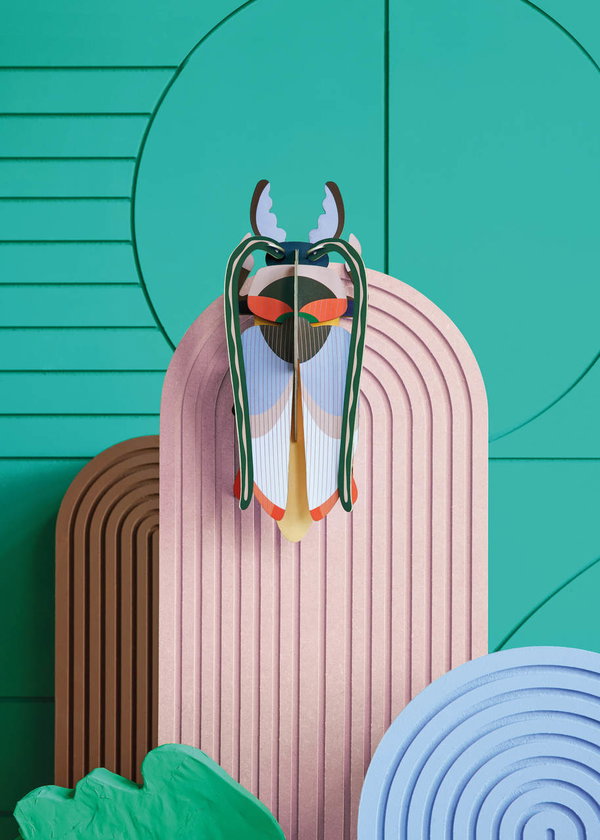 Objet mural en carton 'Cosmos Beetle Decor'