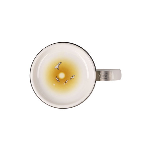 Goebel Teetasse mit Sieb und Deckel 'Seaview'