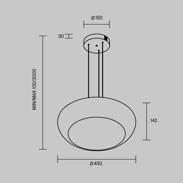 Lampa Wisząca 'Bassa'
