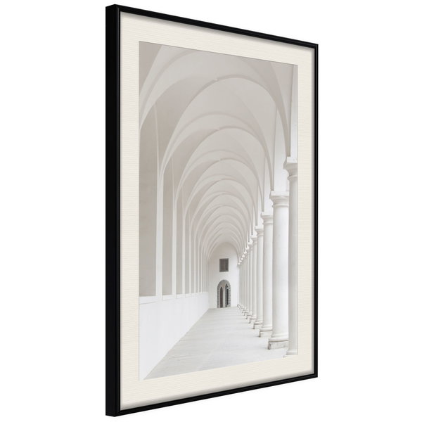 Poster 'White Colonnade'