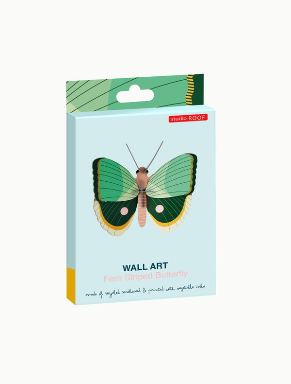 Wanddeko Papier 'Jade-Schmetterling'