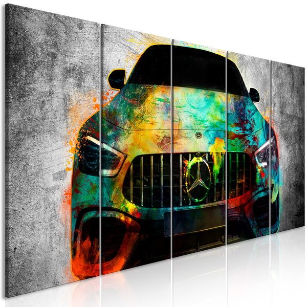 Art print on canvas 'On Start (5 Parts) Narrow'